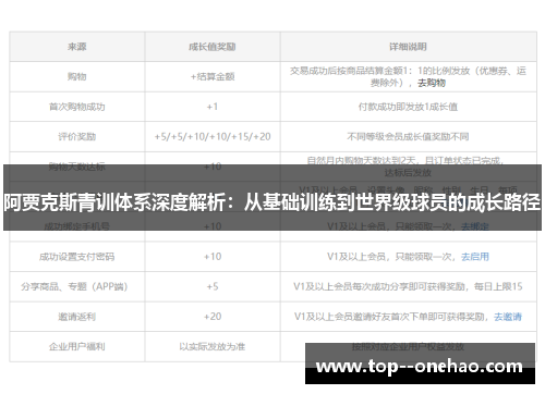 阿贾克斯青训体系深度解析:从基础训练到世界级球员的成长路径 阿贾克斯青训体系深度解析:从基础训练到世界级球员的成长路径